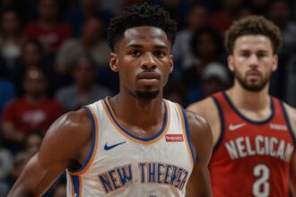 New Orleans Pelicans vs OKC Thunder Match Player Stats