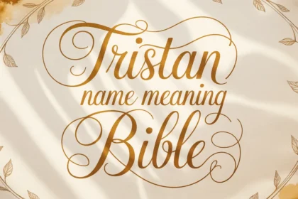 Tristan Name Meaning Bible