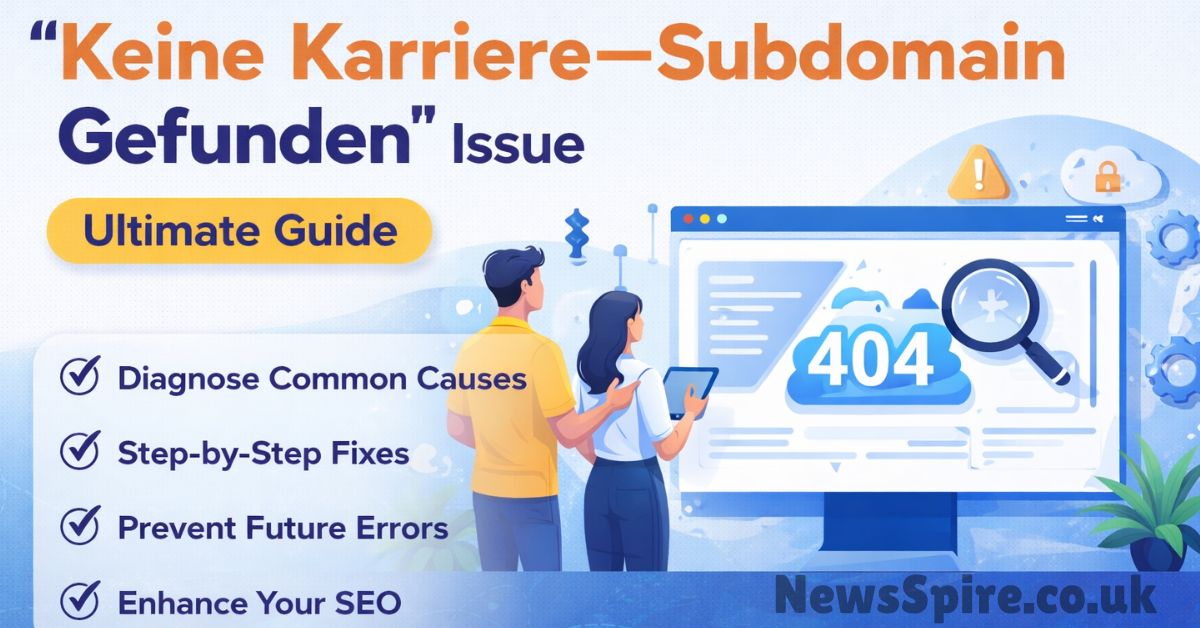 Keine Karriere-Subdomain Gefunden