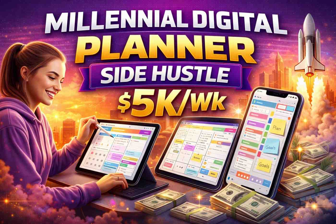 Millennial Digital Planner Side Hustle