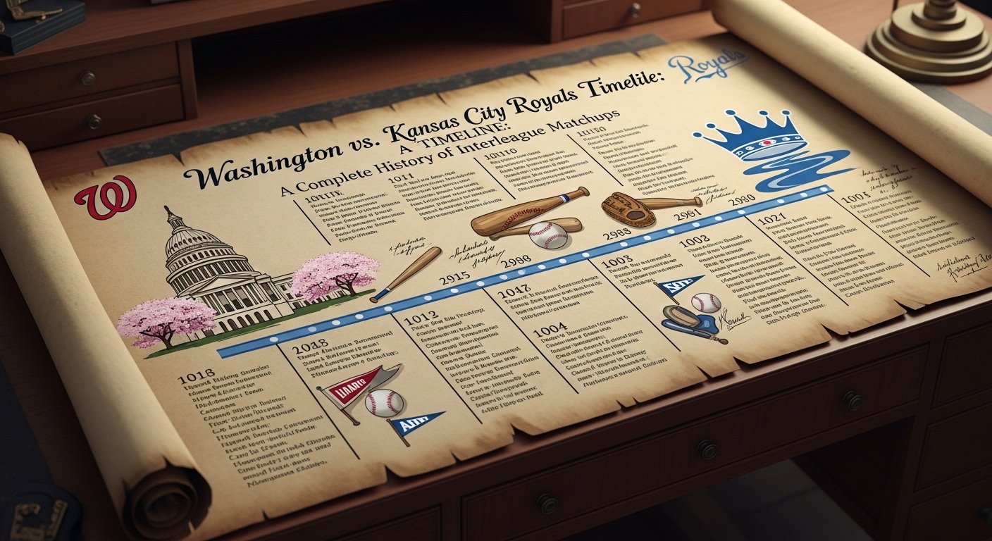 Washington Nationals vs Kansas City Royals Timeline