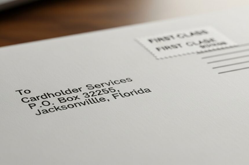 Cardholder Services Letter Jacksonville Florida 32255