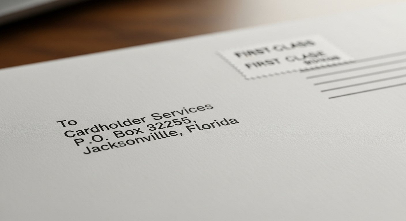 Cardholder Services Letter Jacksonville Florida 32255